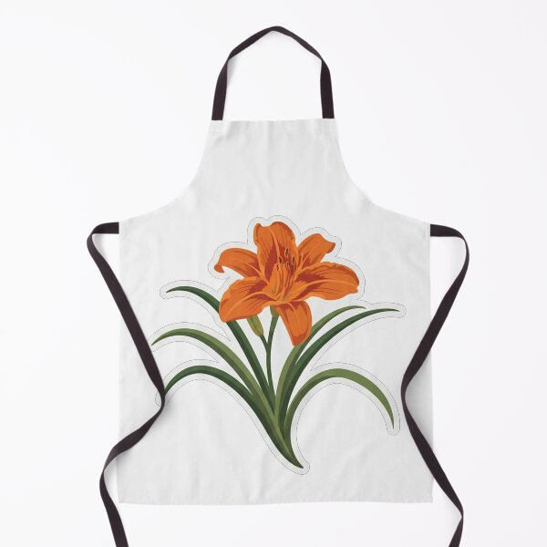 Item preview, Vibrant Orange Tiger Lily Flower Illustration designed and sold by Owcomm.