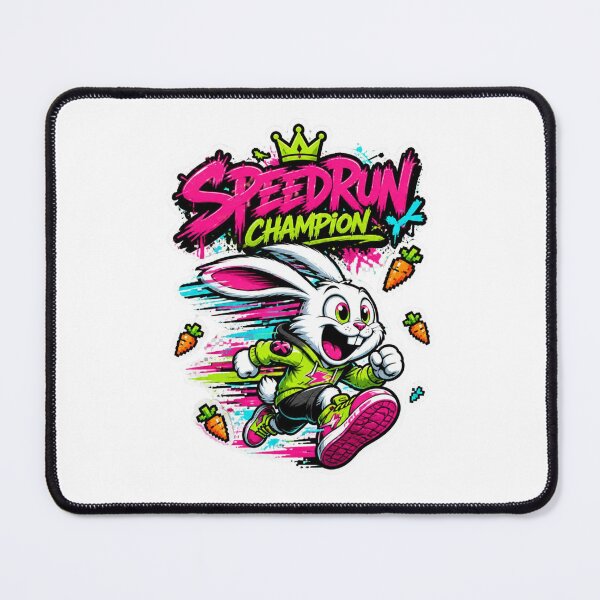 Item preview, Speedrun Champion Rabbit Gamer Sticker | Funny Graffiti Gaming Animal Art designed and sold by Panom Suavichien.