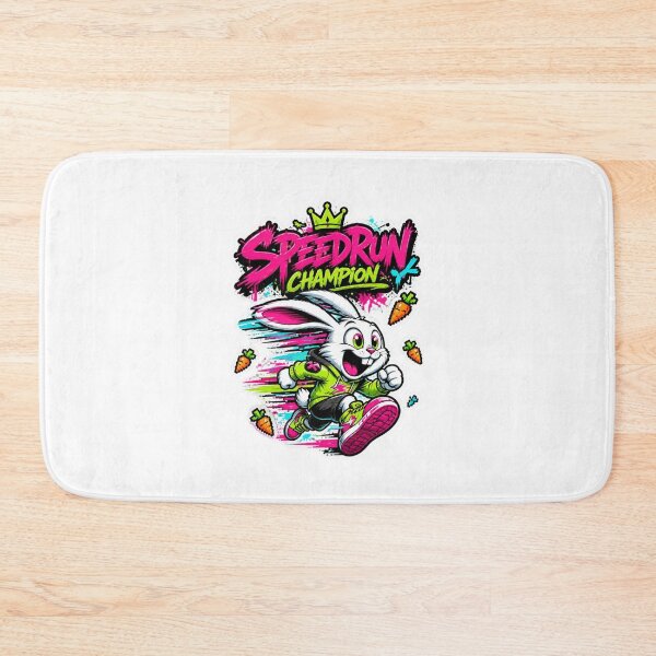 Item preview, Speedrun Champion Rabbit Gamer Sticker | Funny Graffiti Gaming Animal Art designed and sold by Panom Suavichien.