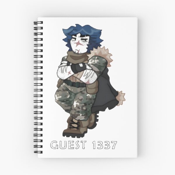 Item preview, Roblox Forsaken Guest Inspired Gaming Character Illustration designed and sold by shirtsbox.
