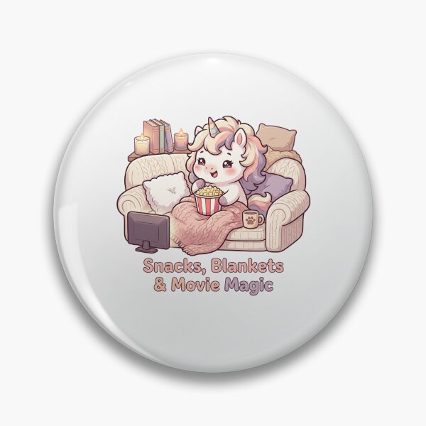 Item preview, Cozy Unicorn Movie Night designed and sold by naragon4289.