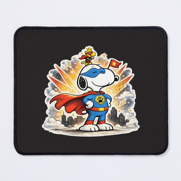 Item preview, Superhero Snoopy and Woodstock Cute Comic Characters Design designed and sold by Trendy Tee.