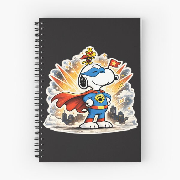 Item preview, Superhero Snoopy and Woodstock Cute Comic Characters Design designed and sold by Trendy Tee.