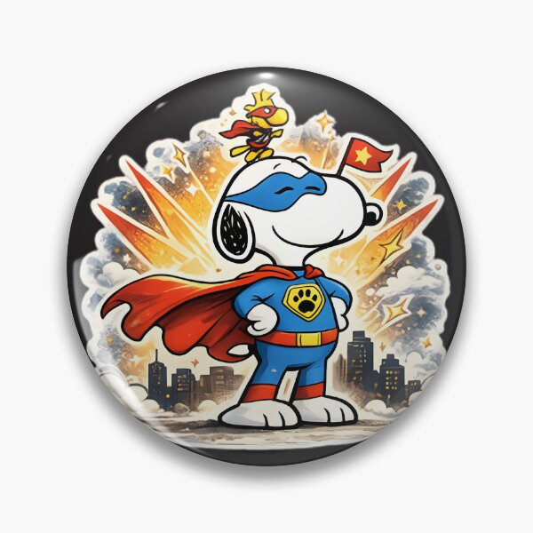 Item preview, Superhero Snoopy and Woodstock Cute Comic Characters Design designed and sold by Trendy Tee.