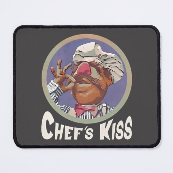 Item preview, Chef's Kiss Funny Culinary Expression Design for Food Lovers designed and sold by EinMM.