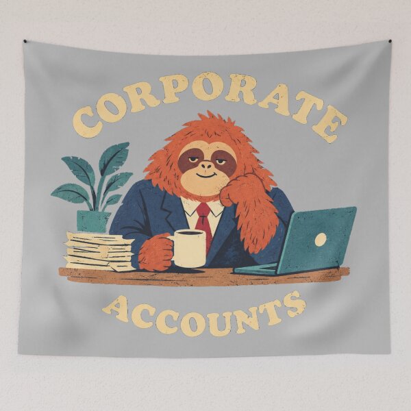 Item preview, Corporate Accounts Orangutan Office Worker designed and sold by Yellowriversss.