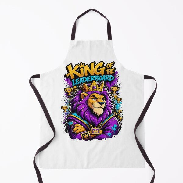 Item preview, King Of The Leaderboard Lion Gamer Sticker | Graffiti Gaming Animal Art designed and sold by Panom Suavichien.
