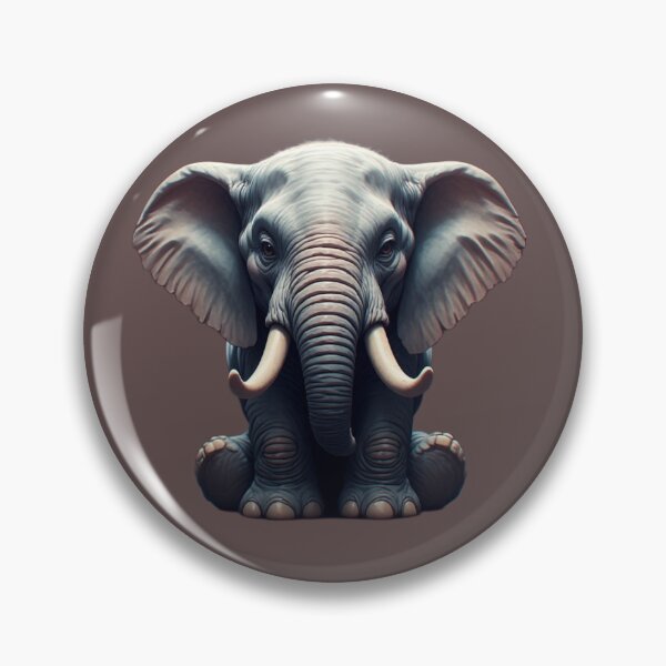 Item preview, Cute Majestic Baby Elephant Art designed and sold by PicturePic.