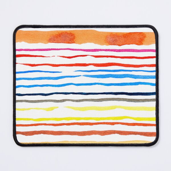 Item preview, Relaxed Watercolor Stripes designed and sold by AnimaliaStar.