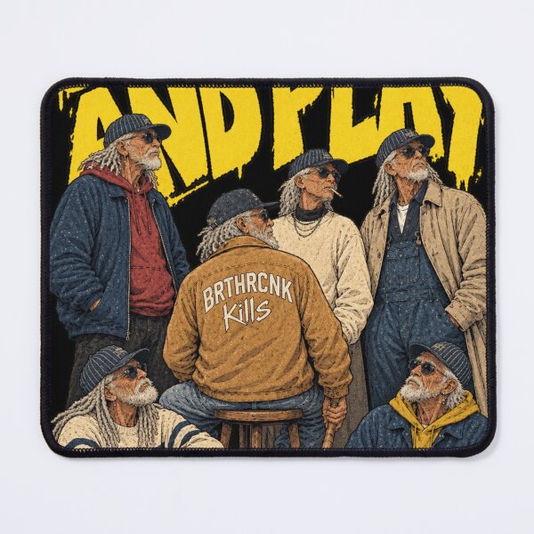 Item preview, Come Out And Play - Funny Old Man Streetwear Gang Art designed and sold by BRTHRCNK01.