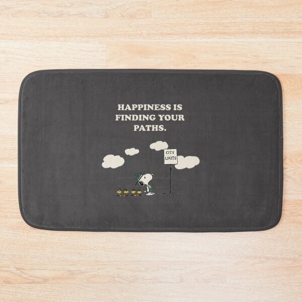 Item preview, Snoopy Hiking Happiness Outdoor Adventure Cartoon Design designed and sold by Trendy Tee.