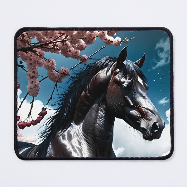 Item preview, But the big black horse said, "Look this way" - He said, "Hey lady, will you marry me?" 2 designed and sold by deep-sea-birds.