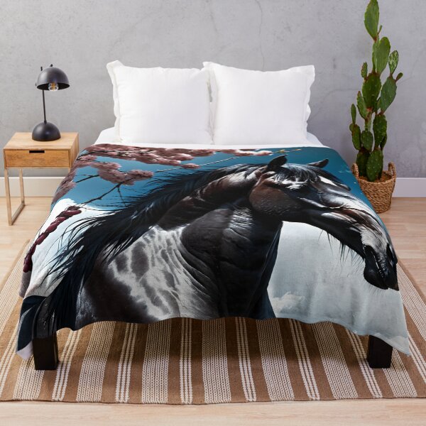 Item preview, But the big black horse said, "Look this way" - He said, "Hey lady, will you marry me?" 2 designed and sold by deep-sea-birds.