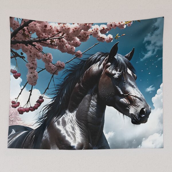 Item preview, But the big black horse said, "Look this way" - He said, "Hey lady, will you marry me?" 2 designed and sold by deep-sea-birds.