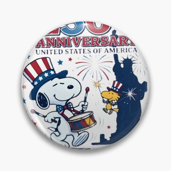 Item preview, America 4th of July Anniversary Patriotic Snoopy Parody Design designed and sold by Trendy Tee.