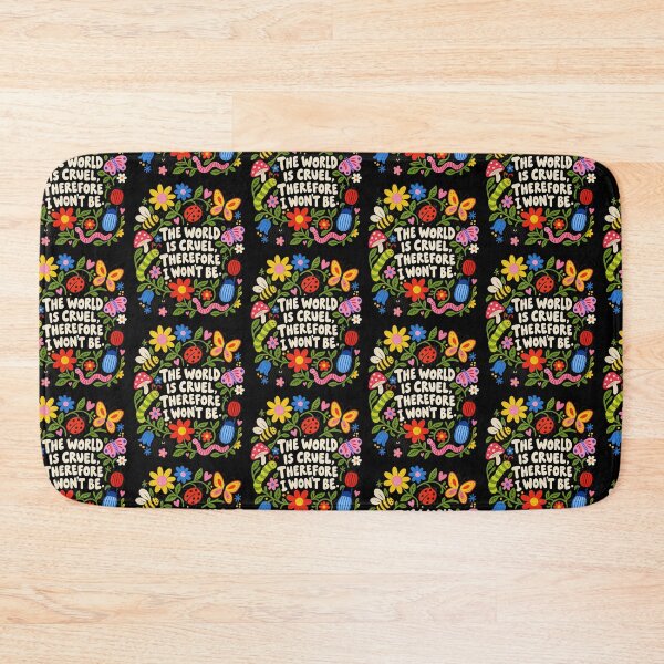 Item preview, The World Is Cruel Therefore I Wont Be Cute Bugs Flowers Design designed and sold by SEINENGAPPI23.