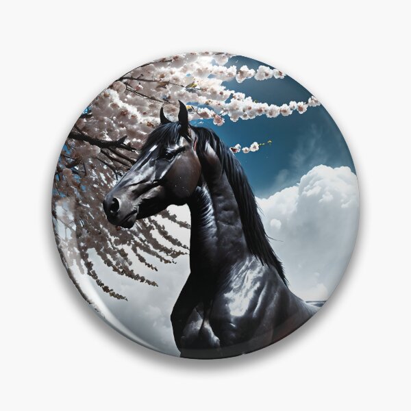Item preview, But the big black horse said, "Look this way" - He said, "Hey lady, will you marry me?" 3 designed and sold by deep-sea-birds.