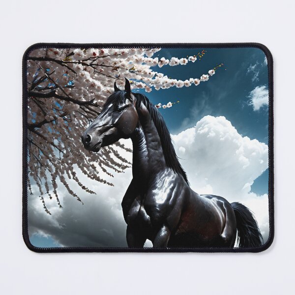 Item preview, But the big black horse said, "Look this way" - He said, "Hey lady, will you marry me?" 3 designed and sold by deep-sea-birds.