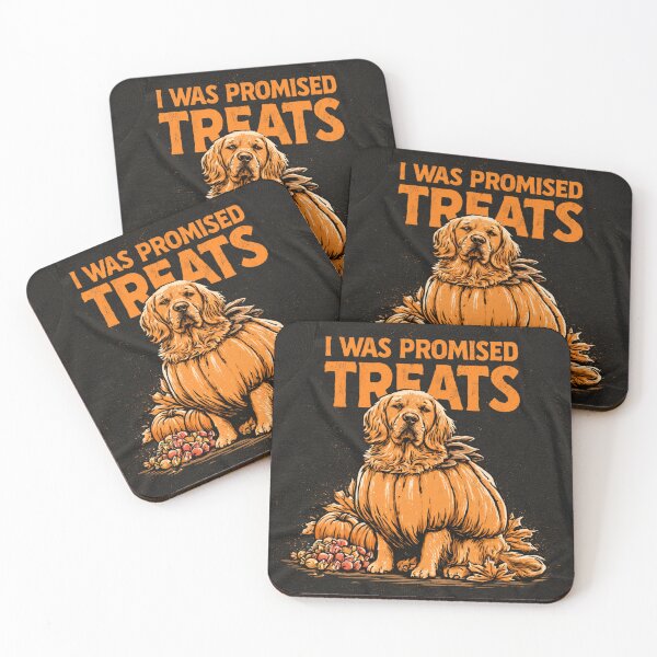 Item preview, Golden Retriever Pumpkin Costume Halloween Treats designed and sold by NicolasGlowArt.