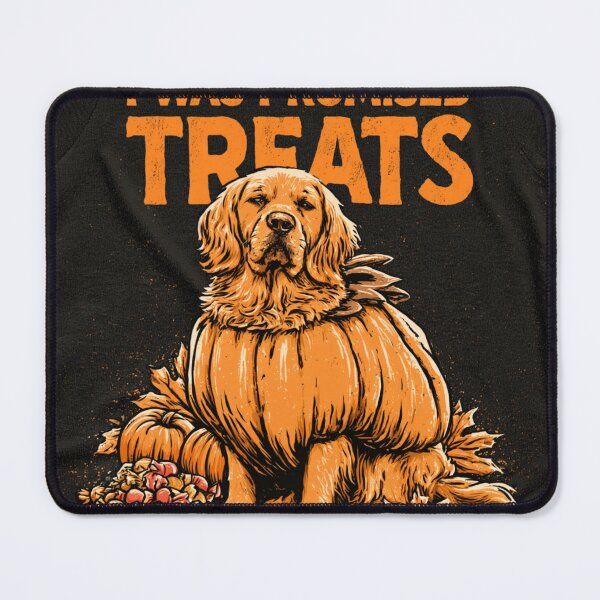 Item preview, Golden Retriever Pumpkin Costume Halloween Treats designed and sold by NicolasGlowArt.