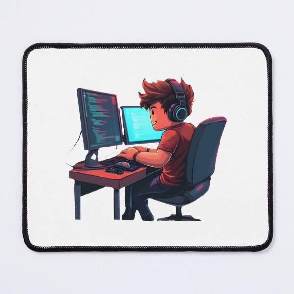 Item preview, Roblox Inspired Kid Programmer Design for Young Coding Enthusiasts designed and sold by Bakisto.