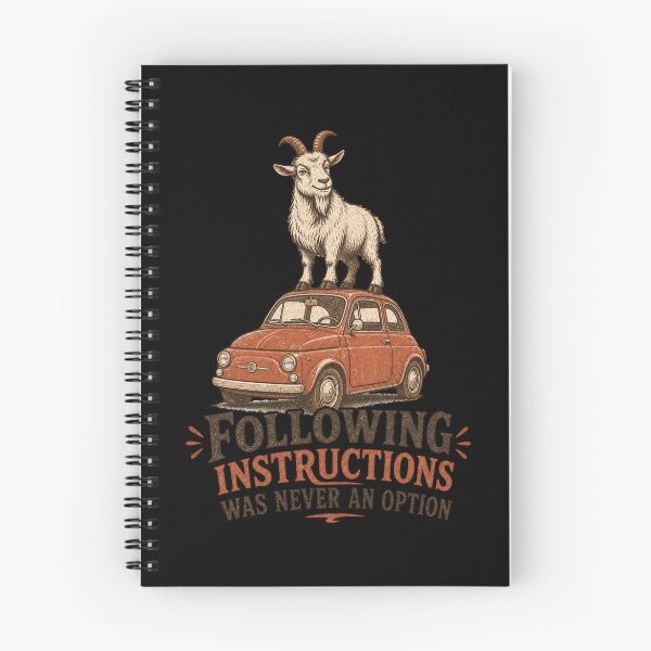 Item preview, Following Instructions Was Never An Option Shirt, Funny Goat T-Shirt, Rebellious Farm Animal Tee, Rural Humor Gift, Vintage Farm Graphic designed and sold by TshirtsLabs.