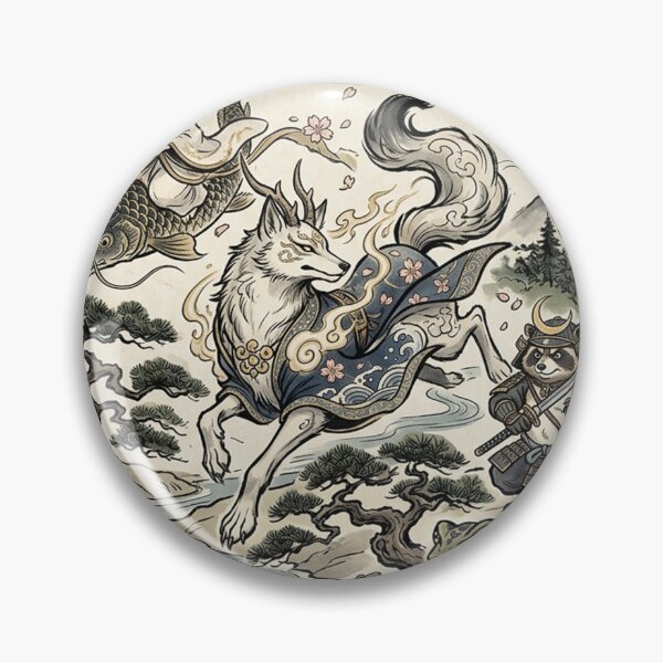 Item preview, Choju Giga Revived: Shinjū (Divine Beasts) Gathering on Japanese Scroll designed and sold by iris-festival.