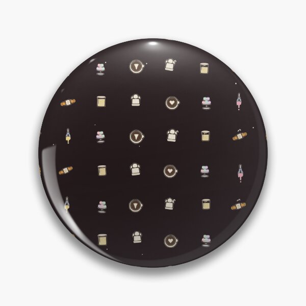 Item preview, Midnight Bakery Pastry Chef Coffee Cake Micro Icon Seamless Pattern designed and sold by KungPowUnicorn.