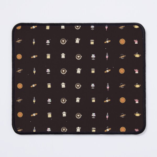 Item preview, Midnight Bakery Pastry Chef Coffee Cake Micro Icon Seamless Pattern designed and sold by KungPowUnicorn.