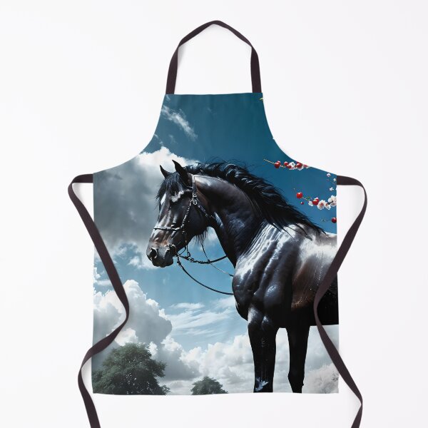 Item preview, But the big black horse said, "Look this way" - He said, "Hey lady, will you marry me?" 4 designed and sold by deep-sea-birds.