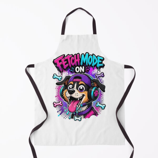 Item preview, Fetch Mode On Dog Gamer Sticker | Funny Graffiti Gaming Animal Art Design designed and sold by Panom Suavichien.