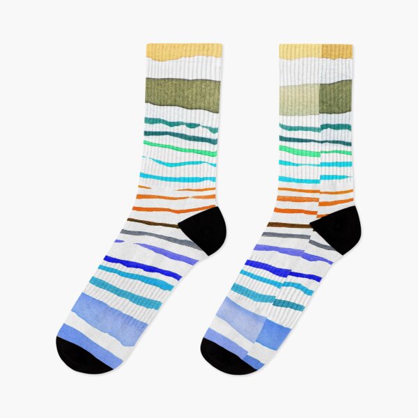 Item preview, Holiday Watercolor Stripes designed and sold by AnimaliaStar.