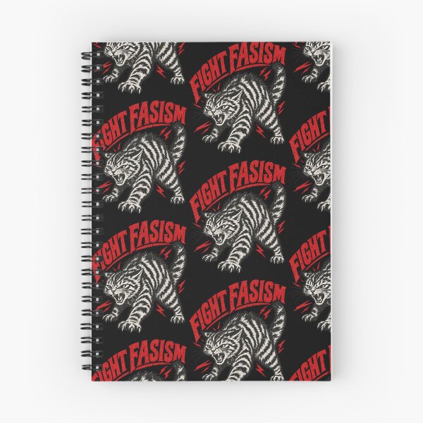 Item preview, Fight Fascism Antifascist Retro Angry Cat Political Design designed and sold by SEINENGAPPI23.