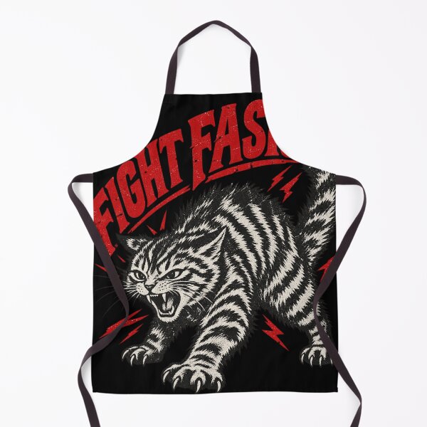 Item preview, Fight Fascism Antifascist Retro Angry Cat Political Design designed and sold by SEINENGAPPI23.