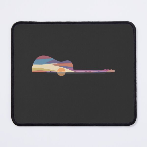 Item preview, Nature Inspired Acoustic Guitar Artwork with Floral and Leaf Elements designed and sold by Kailash007.