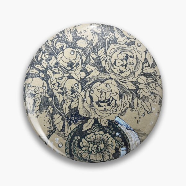 Item preview, Black and White Flower Sketch designed and sold by Kelimicallef.