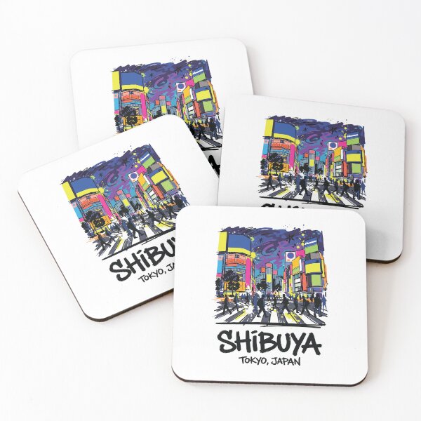 Item preview, Shibuya Crossing Tokyo Japan City Art designed and sold by Merch by Das Design Studio.