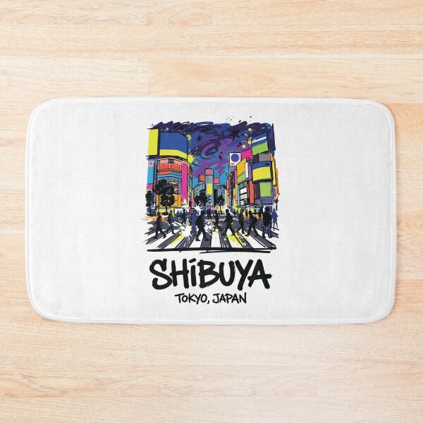 Item preview, Shibuya Crossing Tokyo Japan City Art designed and sold by Merch by Das Design Studio.