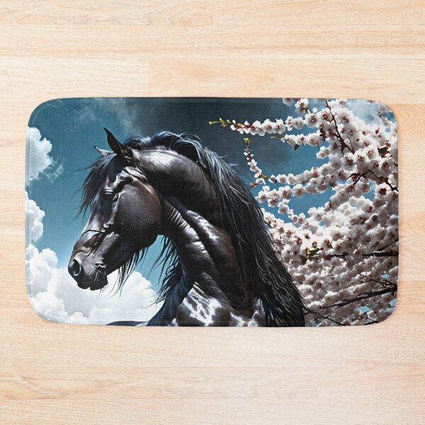 Item preview, But the big black horse said, "Look this way" - He said, "Hey lady, will you marry me?" 5 designed and sold by deep-sea-birds.