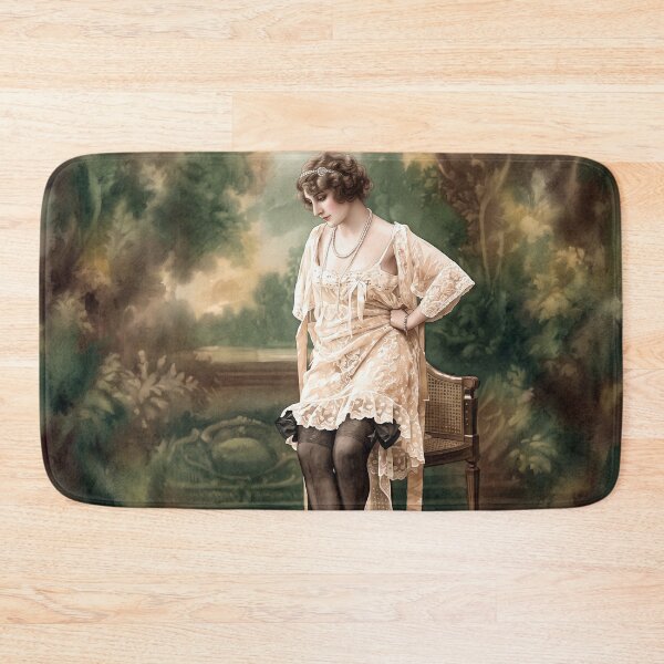 Item preview, Edwardian Lady in Lace Lingerie designed and sold by ArtworkNorth.