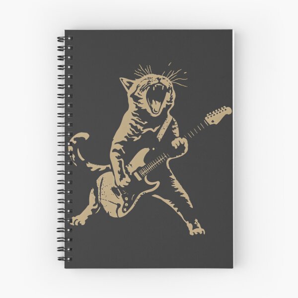 Item preview, Funny Cat Playing Guitar Meme Design with Humorous Music Theme designed and sold by Karim elMasri.