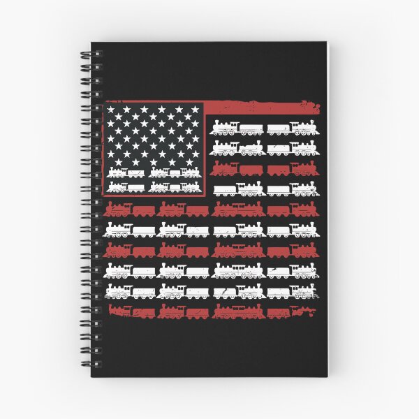 Item preview, American Flag Trains Railroad Patriotic USA designed and sold by PopStars1993.