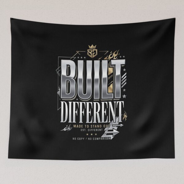 Item preview, Built Different graphic designed and sold by Graphinity-Studio.