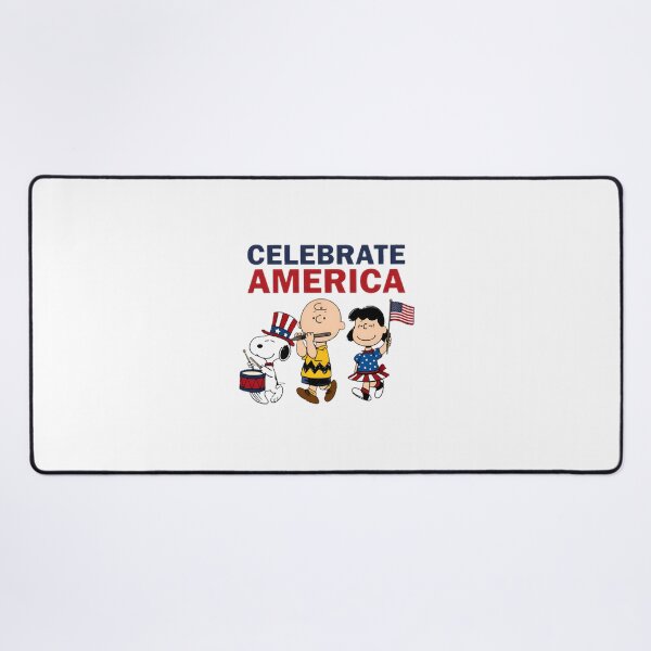 Item preview, Snoopy Celebrates Fourth of July with American Flag Design designed and sold by loui27.