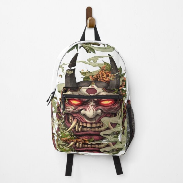 Item preview, Floral Oni with Emerald Spirit Smoke designed and sold by SquareSign.