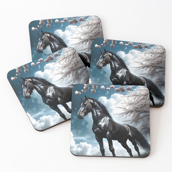 Item preview, But the big black horse said, "Look this way" - He said, "Hey lady, will you marry me?" 6 designed and sold by deep-sea-birds.