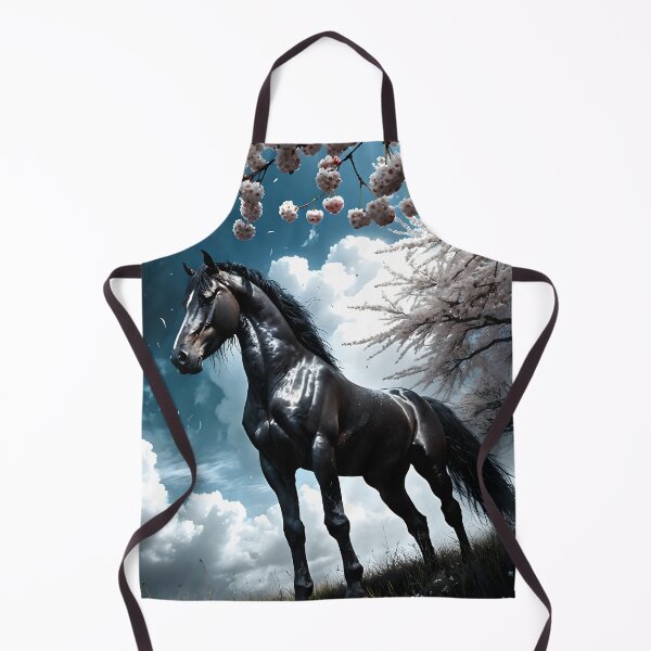 Item preview, But the big black horse said, "Look this way" - He said, "Hey lady, will you marry me?" 6 designed and sold by deep-sea-birds.