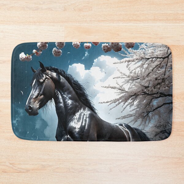 Item preview, But the big black horse said, "Look this way" - He said, "Hey lady, will you marry me?" 6 designed and sold by deep-sea-birds.