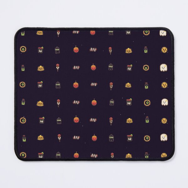 Item preview, Spooky Midnight Snack Club Cute Halloween Micro Icon Seamless Pattern designed and sold by KungPowUnicorn.