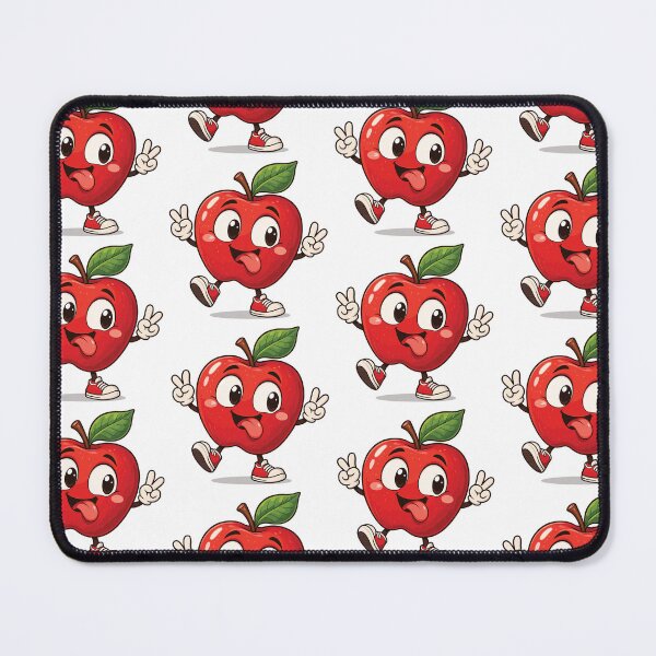 Item preview, Playful Red Apple with Peace Signs designed and sold by PRINTIONAL.